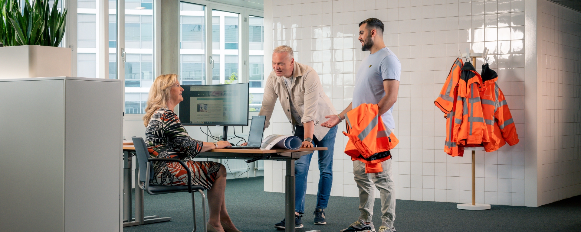 Weginspecteur Werk In Uitvoering