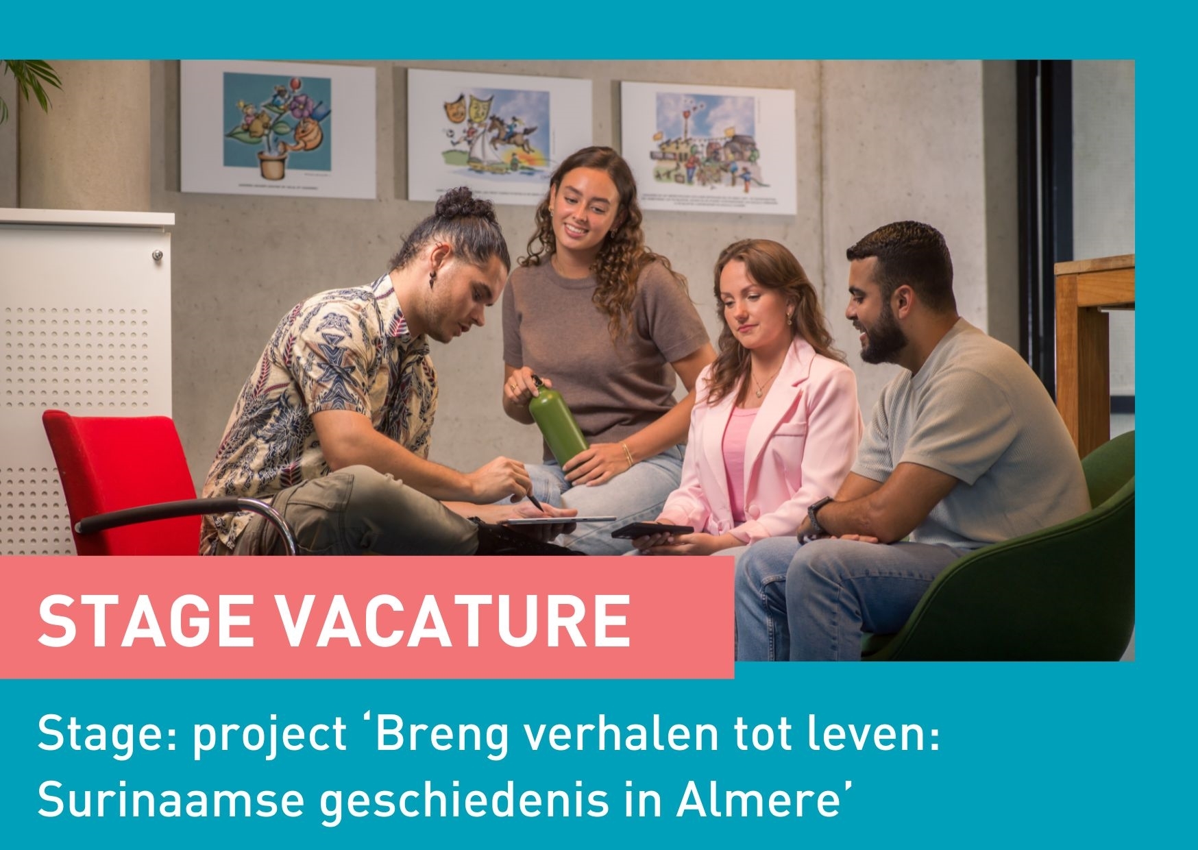 Stage: project Breng verhalen tot leven Surinaamse geschiedenis in Almere
